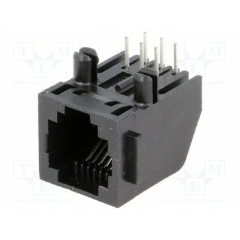 Гнездо rj12 TE Connectivity 5555163-1