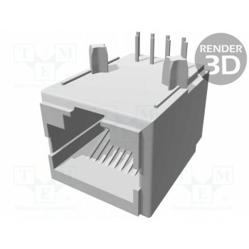 Гнездо rj45 TE Connectivity 5558341-1