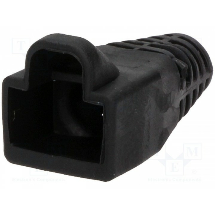 Корпус вилки rj45 6мм ENCITECH 6510-0100-06 (RJ45SRB-BK)