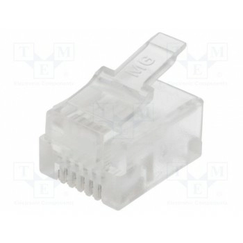 Вилка rj12 MOLEX 90075-0031