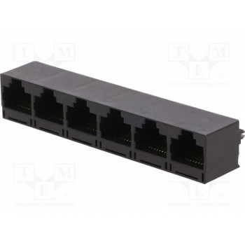 Гнездо rj45 ENCITECH RJJU-88-642-E1V-004