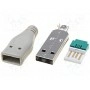 Вилка usb a (USBA-PLUG/IDC)