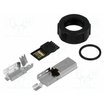 Вилка usb b mini EDAC 690-W05-260-043
