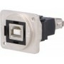 Соединитель гнездо usb a, гнездо usb b CLIFF CP30207NM3 (CP30207NM3)
