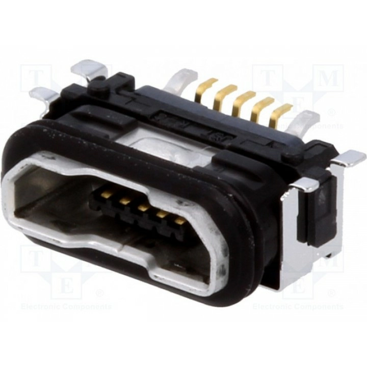 Гнездо usb b micro JST UB-MC5BR3-SDWP604-4S-TF (UBMC5BR3SDWP6044S)