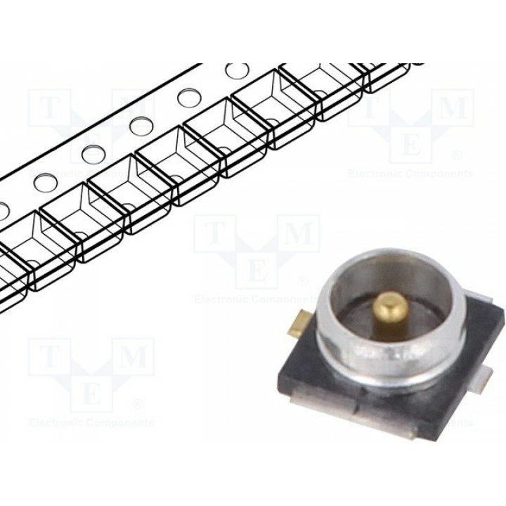 Разъем w.fl гнездо HIROSE W.FL-R-SMT-1(10) (W.FL-R-SMT-1-10)