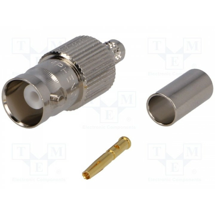Вилка bnc AMPHENOL B6121A1-NT3G-1-50 (B6121A1NT3G150)