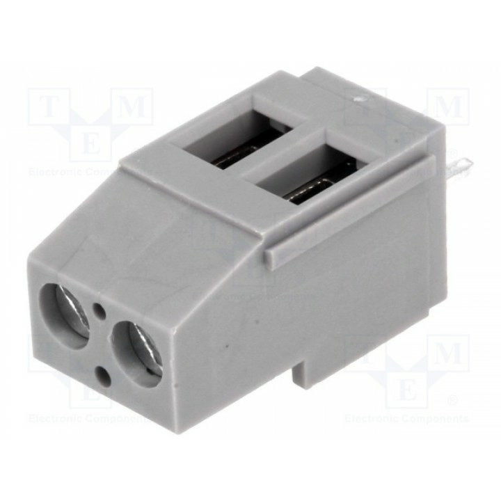 Зажимная рейка для печатных плат угловой 90° DEGSON ELECTRONICS DG129-5.0-02P-11-00A(H) (DG129-5.0-2P11)