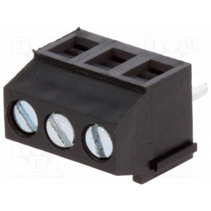 Зажимная рейка для печатных плат угловой 90° DEGSON ELECTRONICS DG381-3.5-03P-13-00AH (DG381-3.5-03P-13)