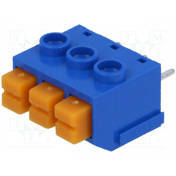 Зажимная рейка для печатных плат угловой 90° DEGSON ELECTRONICS DG390-5.0-03P-12-00A(H) (DG390-5.0-3P12)