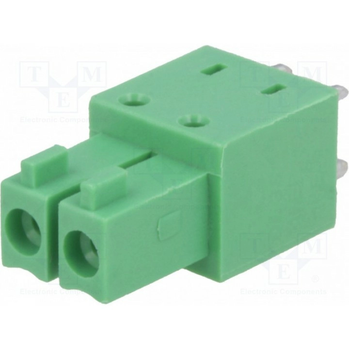 Разъемный клеммник 3, 5мм DEGSON ELECTRONICS 15EDGB-3.5-02P-14-00AH (15EDGB-3.5-02P)