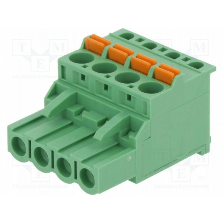 Разъемный клеммник 5мм DEGSON ELECTRONICS 2EDGKDA-5.0-04P-14-00AH (2EDGKDA-5.0-04P)