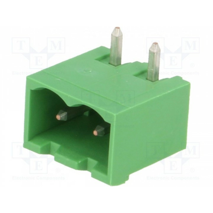 Разъемный клеммник ш.контактов 5, 08мм TE Connectivity 796638-2 (TBG-5-KW-2P)