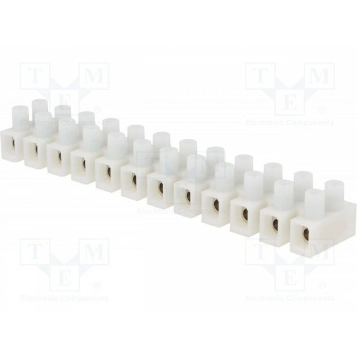 Клеммник зажим под винт SIMET LPA12-6 PA12DS 89093110 (SI-LPA12-6.0)