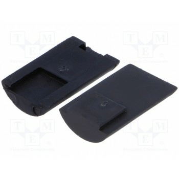 Концевая планка цвет черный CLIFF FCR7903