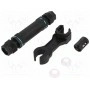 Разъем питания ac 5÷13мм TECHNO THR.400.S3D (THR.400.S3D)