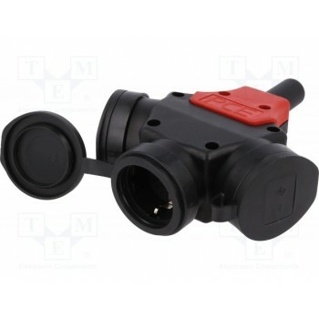 Разъем питания ac разветвитель PCE 25311-S