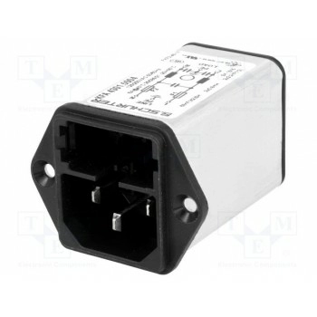 Разъем питания ac гнездо SCHURTER 4301.5004
