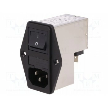 Разъем питания ac гнездо SCHURTER 4304.4021