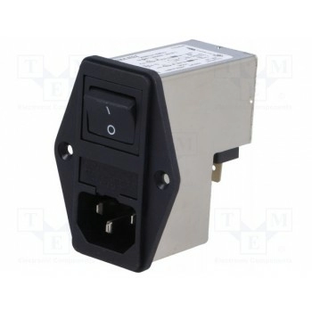 Разъем питания ac гнездо SCHURTER 4304.4024