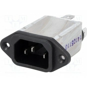 Разъем питания ac гнездо YUNPEN ELECTRONIC FYB10T1