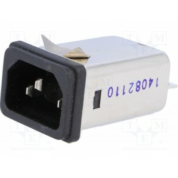 Разъем питания ac гнездо YUNPEN ELECTRONIC FYO06T1