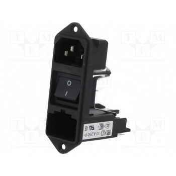 Разъем питания ac гнездо SCHURTER KD14.4101.151
