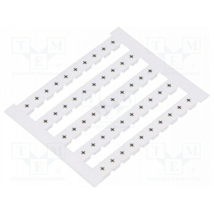 Маркер белый WEIDMÜLLER 0576261198 DEK 5 GW + (DEK5-GW-+)