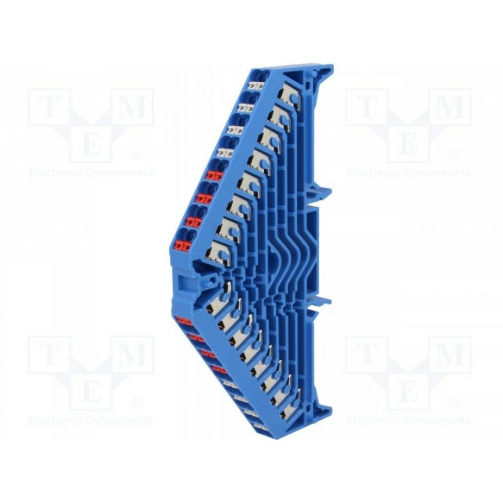 Соединитель на рейку 1, 5мм2 WEIDMÜLLER 1267840000 PRV 8 BL 35X7.5 RTWS (PRV8BL35X7.5RT/WS)