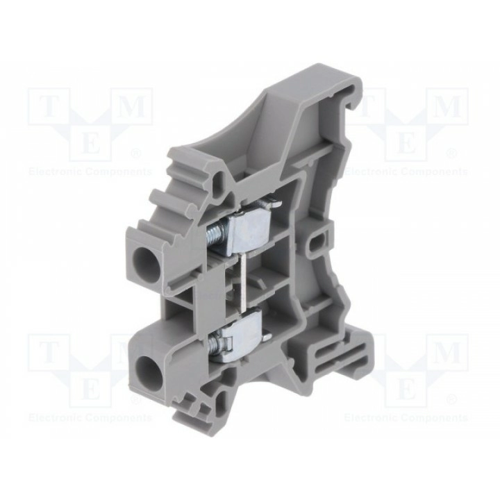 Соединитель на рейку 0, 5÷4мм2 DEGSON ELECTRONICS DC4-01P-11-00AH (DC4-GY)