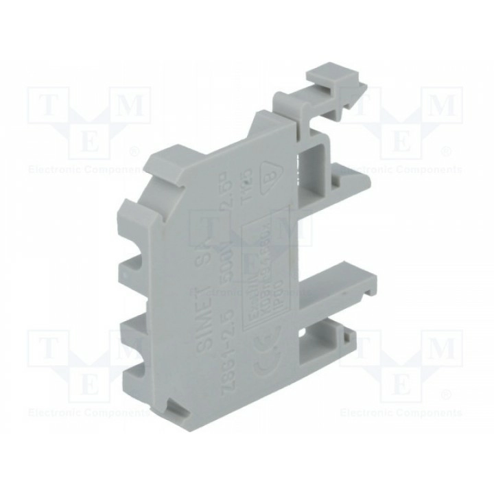 Соединитель на рейку 0, 5÷4мм2 SIMET ZSG1-2.5S 12201312 (SI-201S)