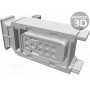 Разъем круглый 2, 5мм system TE Connectivity 967354-3 (967354-3)