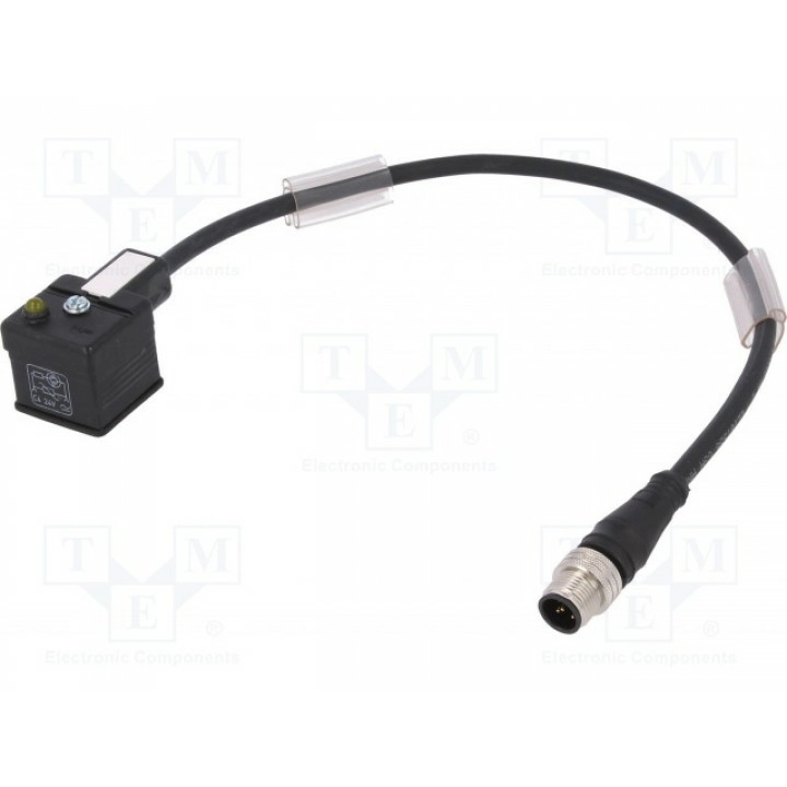Кабель / адаптер м12 "папа", din 43650 вилка IFM ELECTRONIC VVDAA031MSS00,3H03STGH030MSS (E11416)