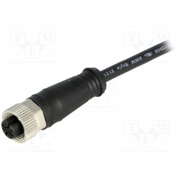 Вилка m12 MOLEX 120065-2252 (MX-120065-2252)