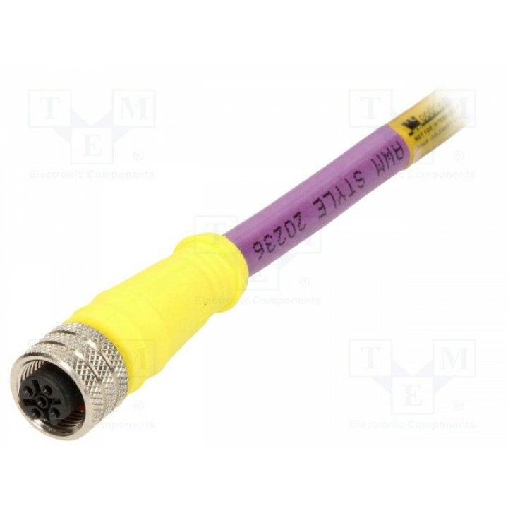 Вилка m12 MOLEX 120098-0089 (MX-120098-0089)