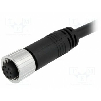 Вилка m12 AMPHENOL M12A-08BFFM-SL8D01