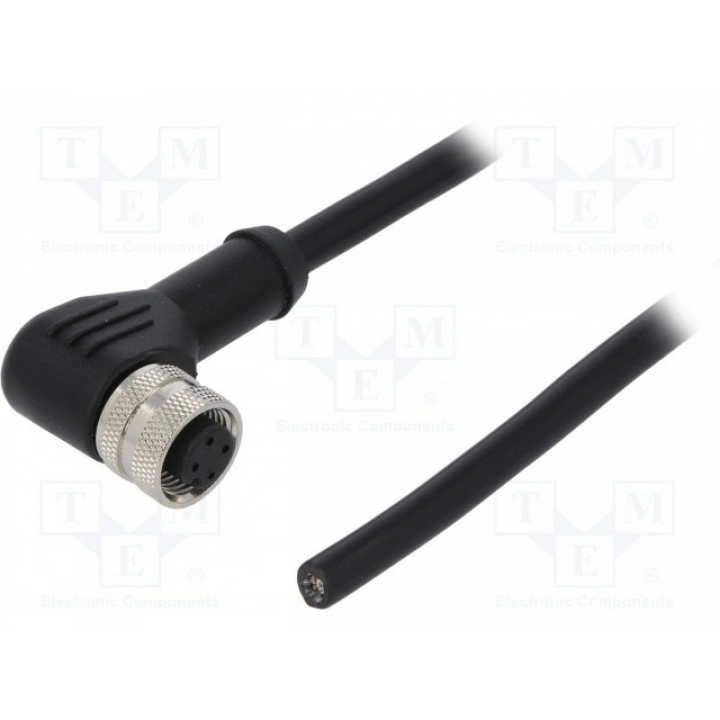 Вилка m12 DEGSON ELECTRONICS PM-M12A-04P-FF-SR7A01-00B(H) (SM12-PRT-A4F2A010V)