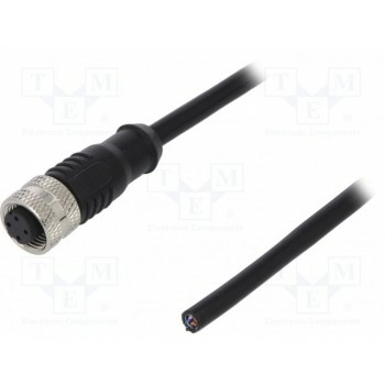 Вилка m12 DEGSON ELECTRONICS PM-M12D-04P-FF-SL7A01-00B(H)