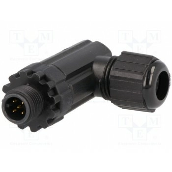 Вилка m12 AMPHENOL 12P-05BMMB-SR7001