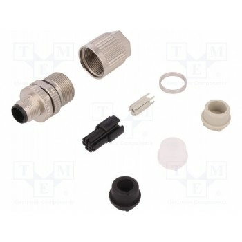 Вилка m12 HARTING 21038121405