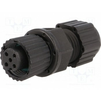 Вилка m12 AMPHENOL LTW12P-05BFFA-SL8001