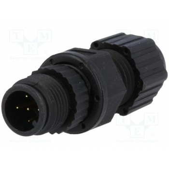 Вилка m12 AMPHENOL LTW12P-05BMMA-SL8001