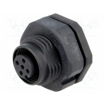 Гнездо m12 AMPHENOL LTW12P-05PFFP-SF8001
