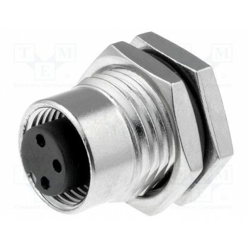 Гнездо m12 AMPHENOL M12A-03PFFS-SF8001