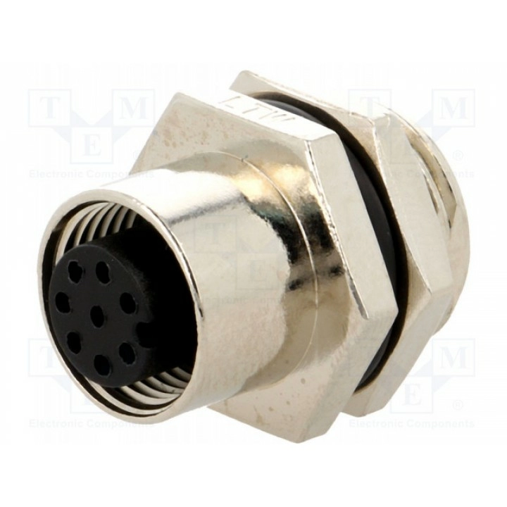 Гнездо m12 AMPHENOL M12A-08PFFS-SH8001 (12-08PFFS-SH8001)