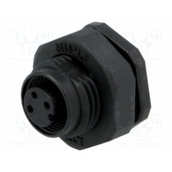 Гнездо m12 AMPHENOL MSAP-03PFFS-SF8002