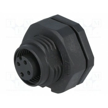 Гнездо m12 AMPHENOL MSAP-04PFFS-SF8002