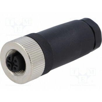Вилка m12 DEGSON ELECTRONICS PB-M12A-04P-FF-SL7001-00AH