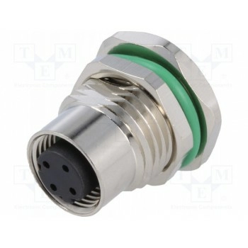 Гнездо m12 BULGIN PXMBNI12RPF04DPCM16