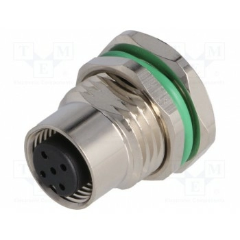 Гнездо m12 BULGIN PXMBNI12RPF05APCM16